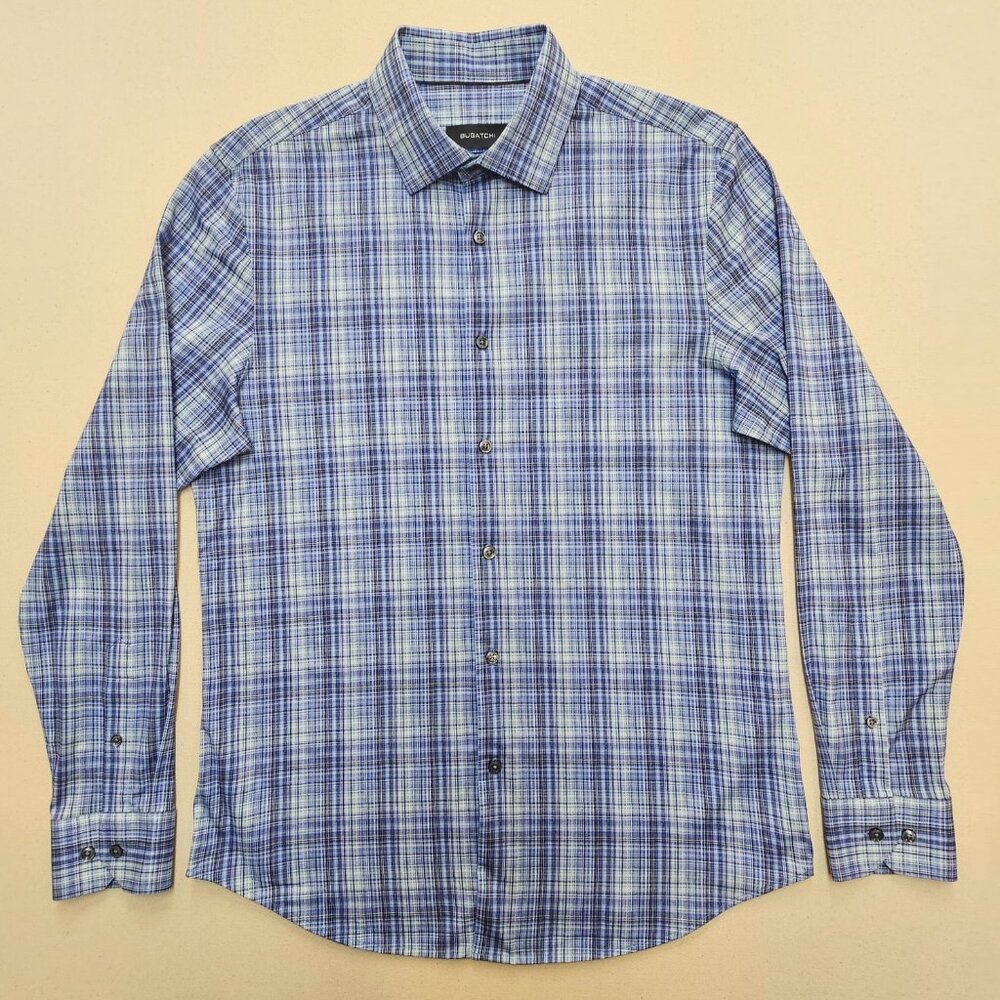Bugatchi 8 Way Stretch Button Down M - image 2